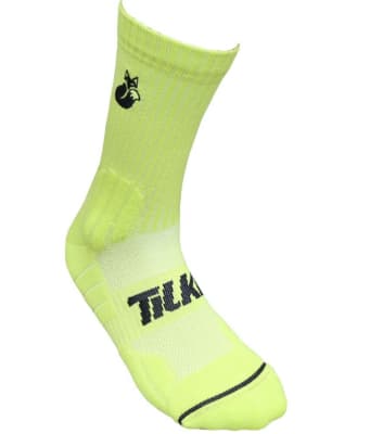Calcetin Tilki D1 Largo Amarillo Fluor1