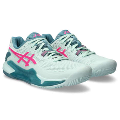 Zapatilla Asics Gel Resolution 9 Padel Soothing Sea/Hot Pink1
