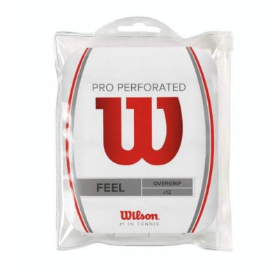 Overgrip Wilson Pro Perforado Feel Blanco x12