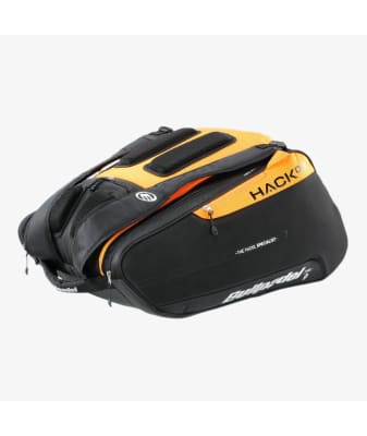 Paletero Bullpadel Hack Naranja/Negro 240125