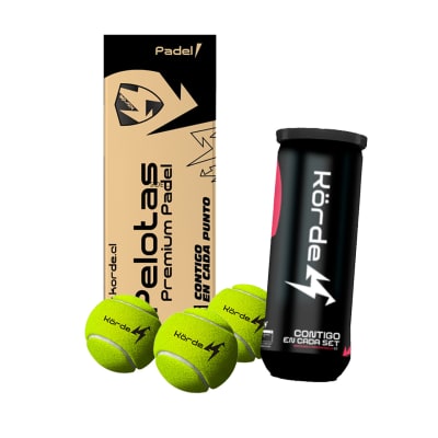 Caja de Pelotas de Padel Korde x24 Tarros1