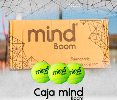 Caja de Pelotas de Padel Mind Boom x24 Tarros1