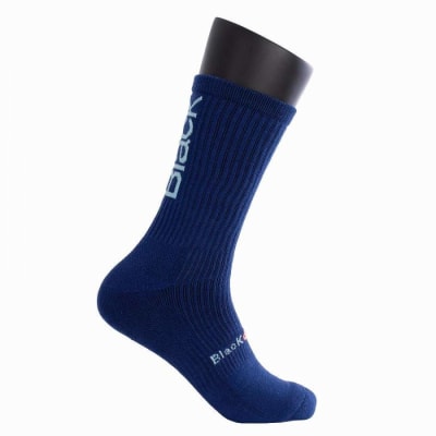Calcetin Black Crown Largo Azul Marino1