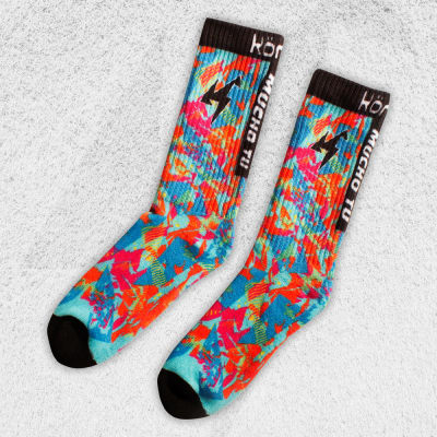 Calcetin Korde Naranjo1