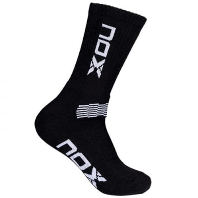 Calcetin Nox Negro Logo Blanco