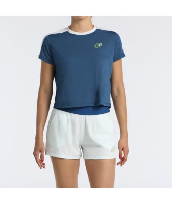 Camiseta Bullpadel Bilma Azul Oscuro Vigore - Bea Gonzalez1