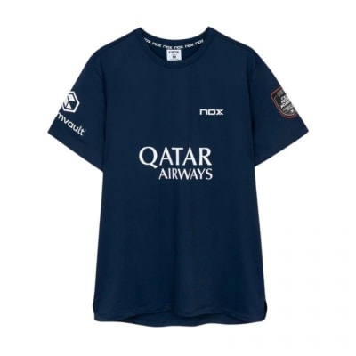 Camiseta Nox Agustin Tapia Sponsors AT10 Azul Oscuro 20261