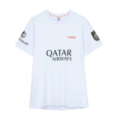Camiseta Nox Agustin Tapia Sponsors AT10 Blanco 2026