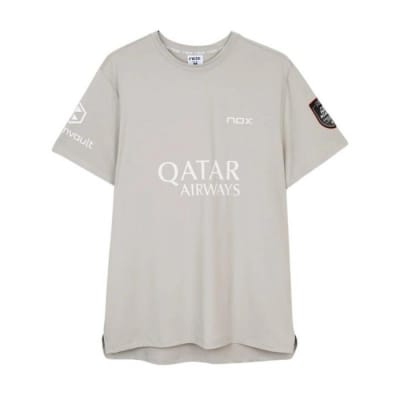 Camiseta Nox Agustin Tapia Sponsors AT10 Gris Claro 2026