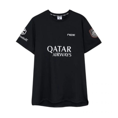 Camiseta Nox Agustin Tapia Sponsors AT10 Negro 20261