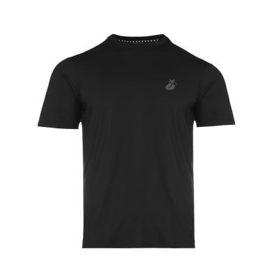Polera Tilki Khombi Poly Temel Negra/Gris