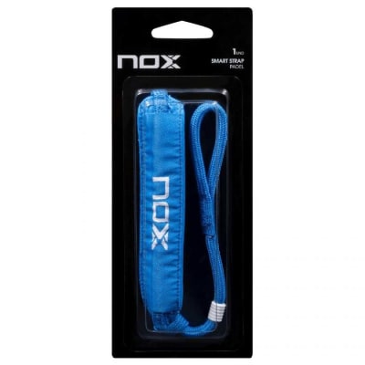 Cordón Nox Smartstrap Azul Logo Blanco