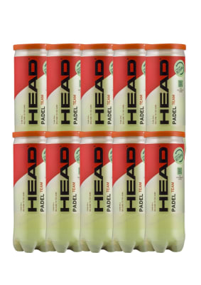 Pack 10 Tarros de Pelotas Head Padel Team1