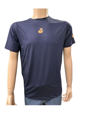 Polera Tilki Poly Temel Negro/Naranjo1