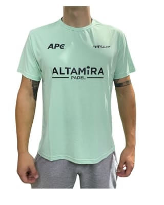 Camiseta Altamira Microperforada Verde Menta1