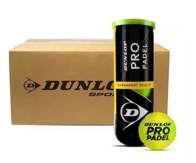 Caja de Pelotas de Padel Dunlop Pro x24 Tarros1
