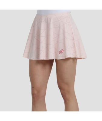 Falda Bullpadel Elites Rosa Pastel1