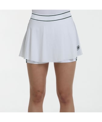 Falda Bullpadel Laza Blanca1