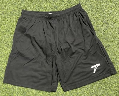 Short Set Microperforado Negro1