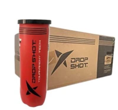 Caja de Pelotas de Padel Dropshot Tournament Tech Rojo1