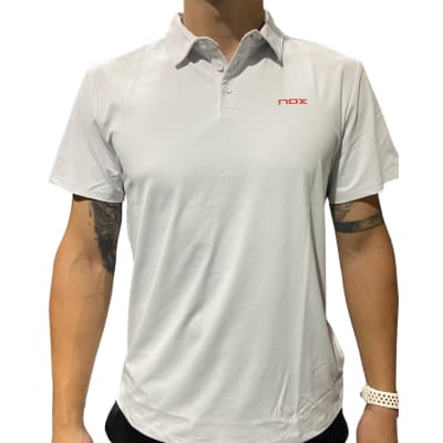Camiseta Nox Polo Hombre Team Regular Blanca