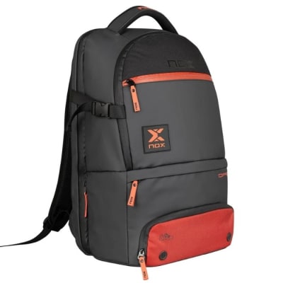 Mochila de Padel Nox Luxury Open Series Negro/Rojo 20251