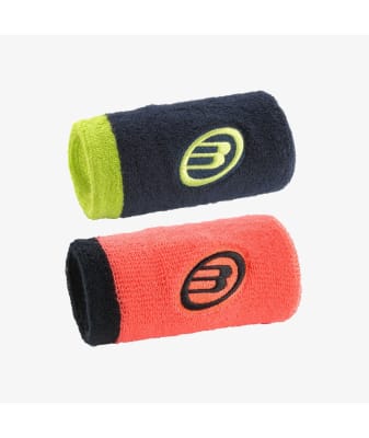 Muñequera Bullpadel Azul Marino/Coral Fluor x21