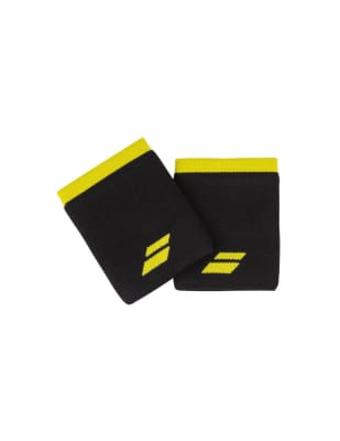 Muñequera Babolat Negro Amarillo1