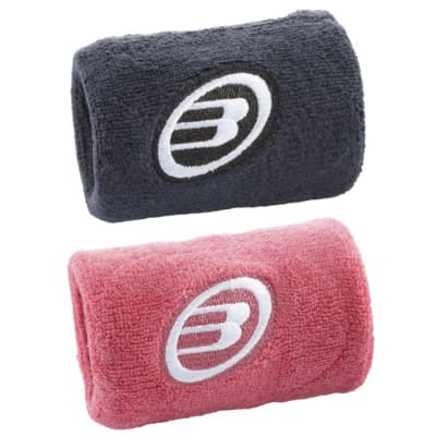Muñequera Bullpadel Carbon/Geranio1