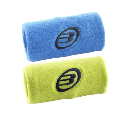 Muñequera Bullpadel Azul Atómico/Lima x21