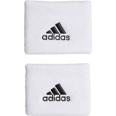 Muñequera Adidas Corta Letras Blanco x21