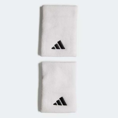Muñequera Adidas Larga Blanca x2
