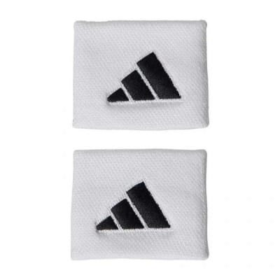 Muñequera Adidas Corta Blanco Negro x2