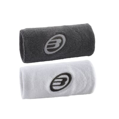 Muñequera Bullpadel Blanco/Azabache x21