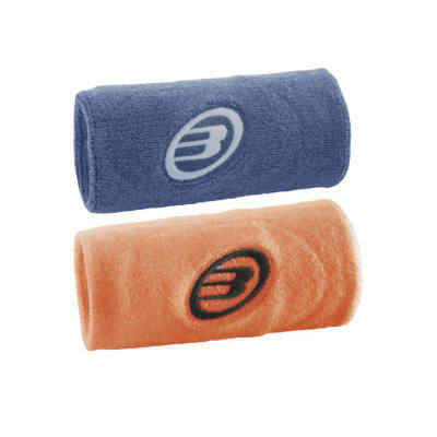 Muñequera Bullpadel Azul Intenso/Calabaza x21