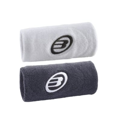 Muñequera Bullpadel Blanco/Azul Marino x21