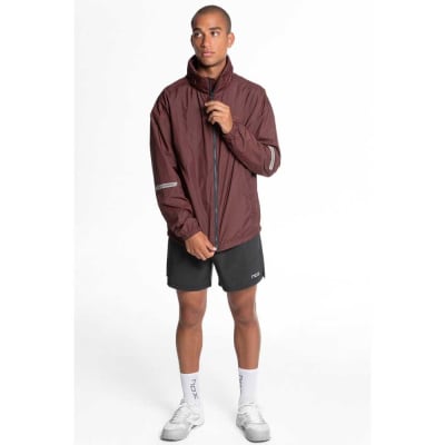 Cortavientos Nox Pro Cafe Rojo1