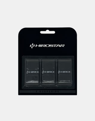 Overgrip Hirostar Negro Pack de 3