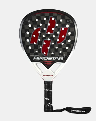 Pala de Pádel Hirostar Redstone 25 + Funda + Grip + Protector