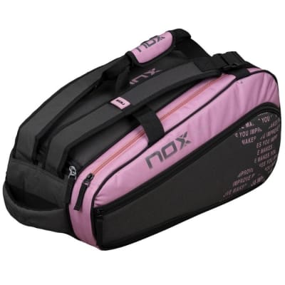 Paletero de Padel Nox Street Series Gris/Rosa 2025