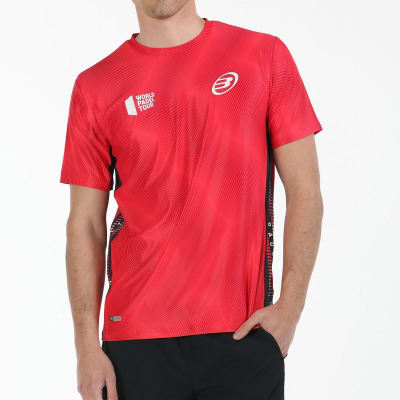 Camiseta Bullpadel Rogor Carmesi Fluor 1