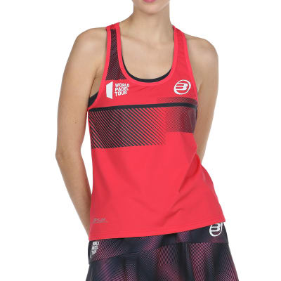 Camiseta Bullpadel Rufran Carmesi Fluor1