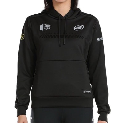 Poleron Bullpadel Leste Negra Mujer1