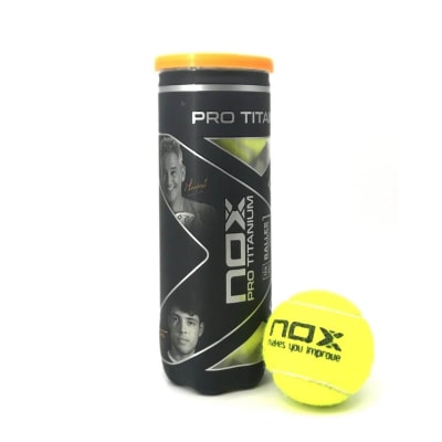 Tarro de Pelotas Nox Titanium x31