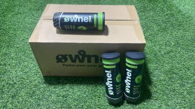 Caja de Pelotas de Padel Ownel x24 Tarros1