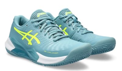 Zapatilla Asics Gel Challenger 14 Clay Gris Blue/Safety Yellow