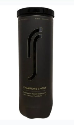 Tarro de Pelotas Robin Soderling Padel Champion Choice x3