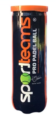 Tarro de Pelotas de Padel Sportteams x31
