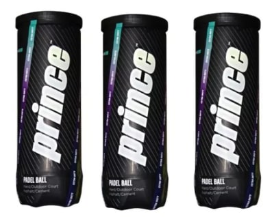 Pack 3 Tarros de Pelota de Padel Prince x31