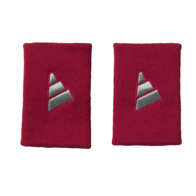 Muñequera Adidas Larga Roja x2